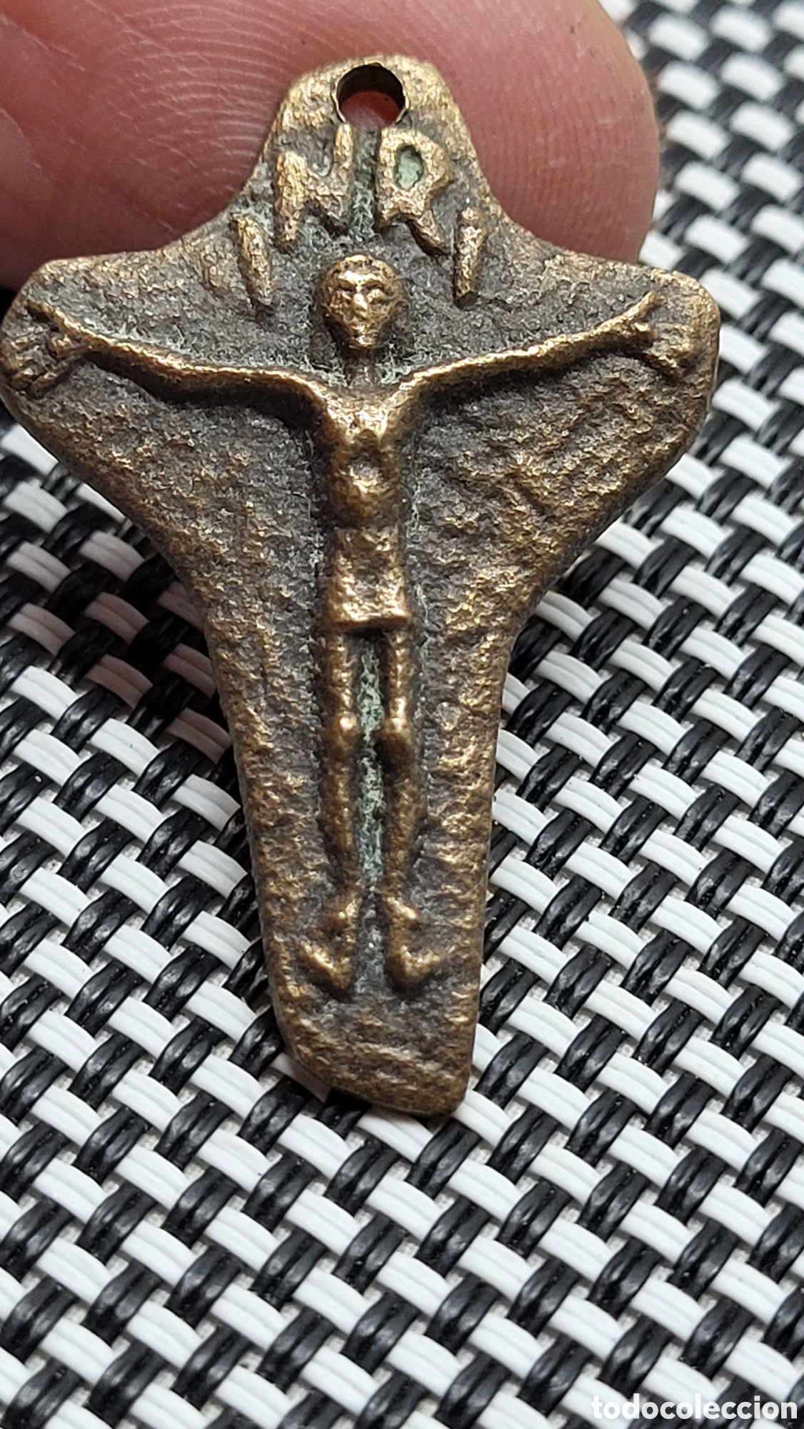 Joyeria: Antiguo colgante Religioso - Foto 1
