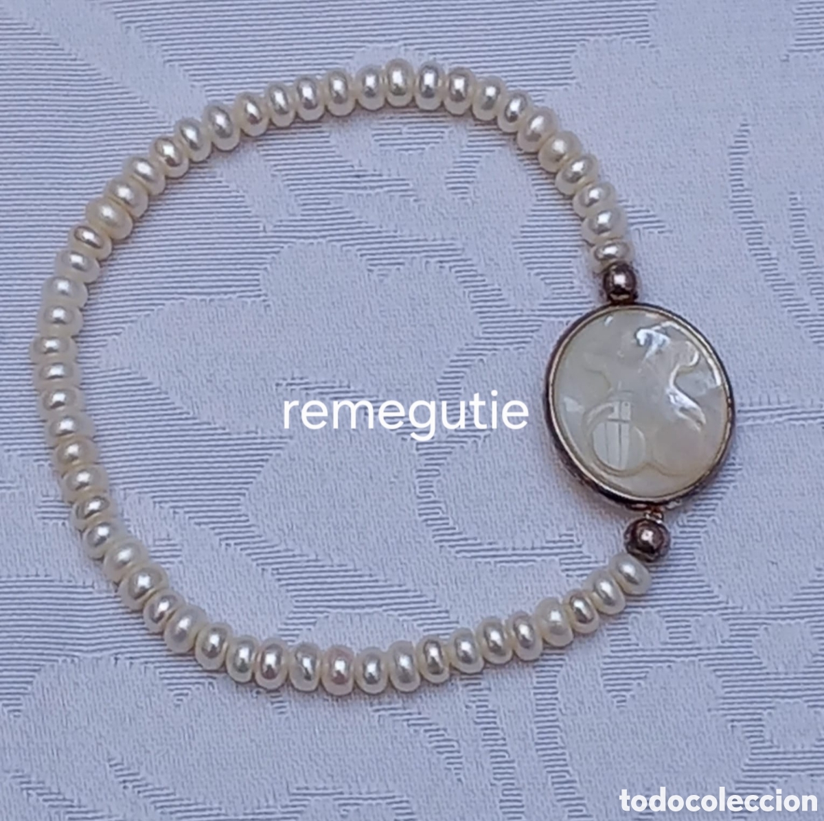 Joyeria: Pulsera de camale&oacute;n de oso de tous y perlas - Foto 2