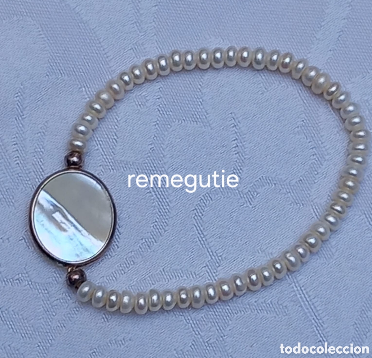 Joyeria: Pulsera de camale&oacute;n de oso de tous y perlas - Foto 3