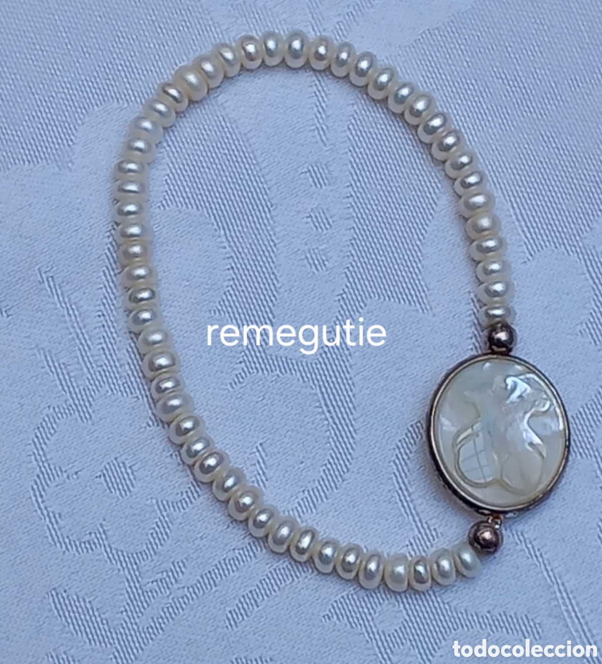 Joyeria: Pulsera de camale&oacute;n de oso de tous y perlas - Foto 1