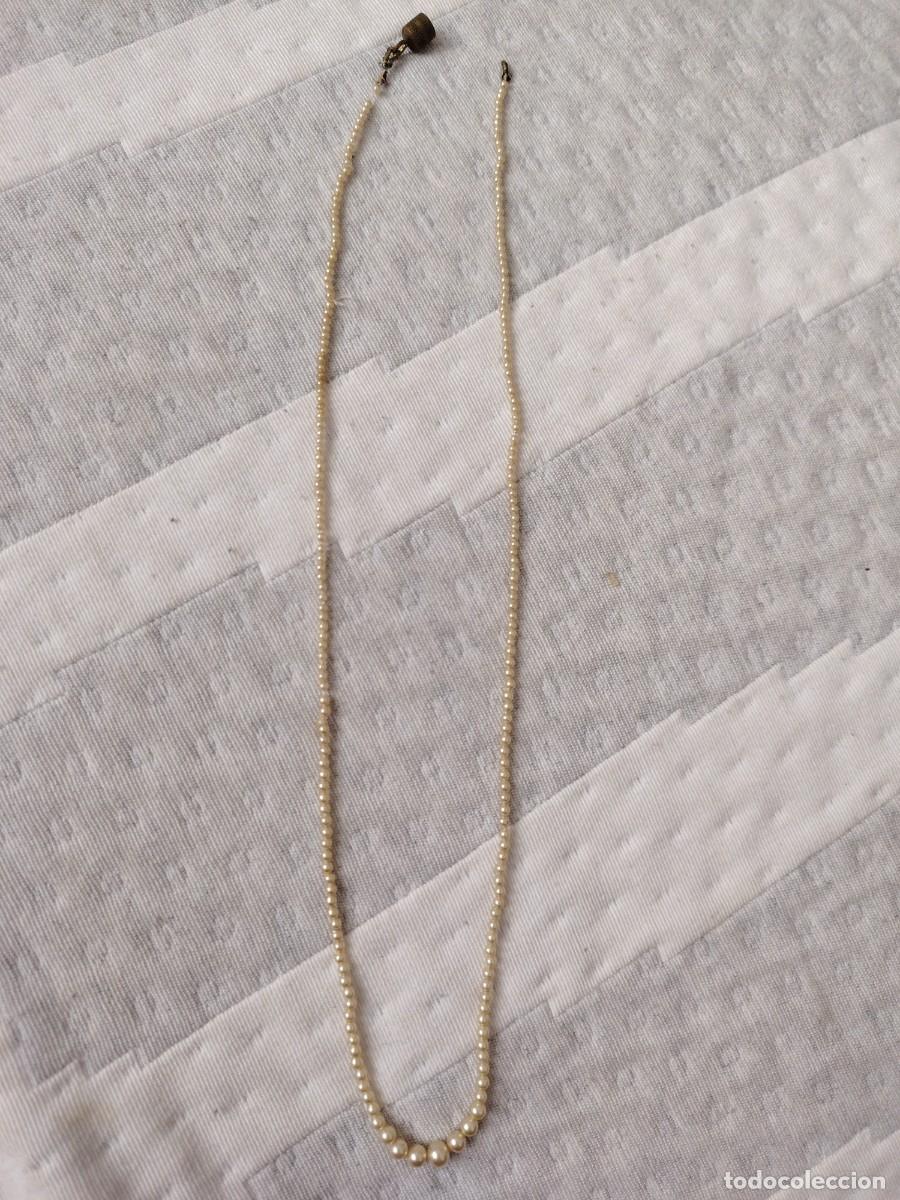 Joyeria: Antiguo collar de perlas diminutas - Foto 1