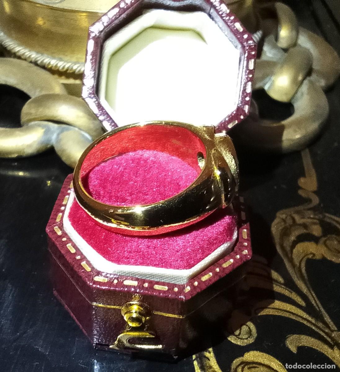 Joyeria: Precioso Anillo Ba&ntilde;ado en Oro - Foto 5