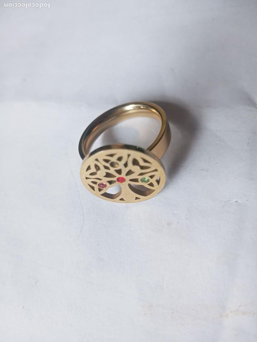 Joyeria: BONITO ANILLO ARBOLDE LA VIDA ANTIGUO - Foto 1