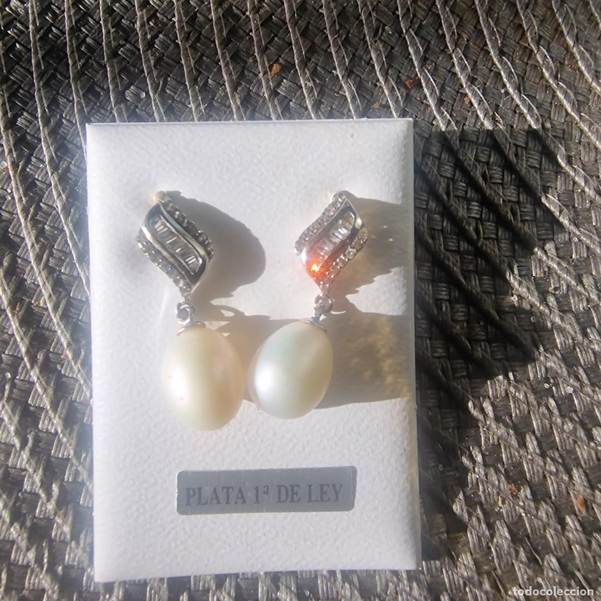 Joyeria: Pendientes plata y perlas - Foto 1