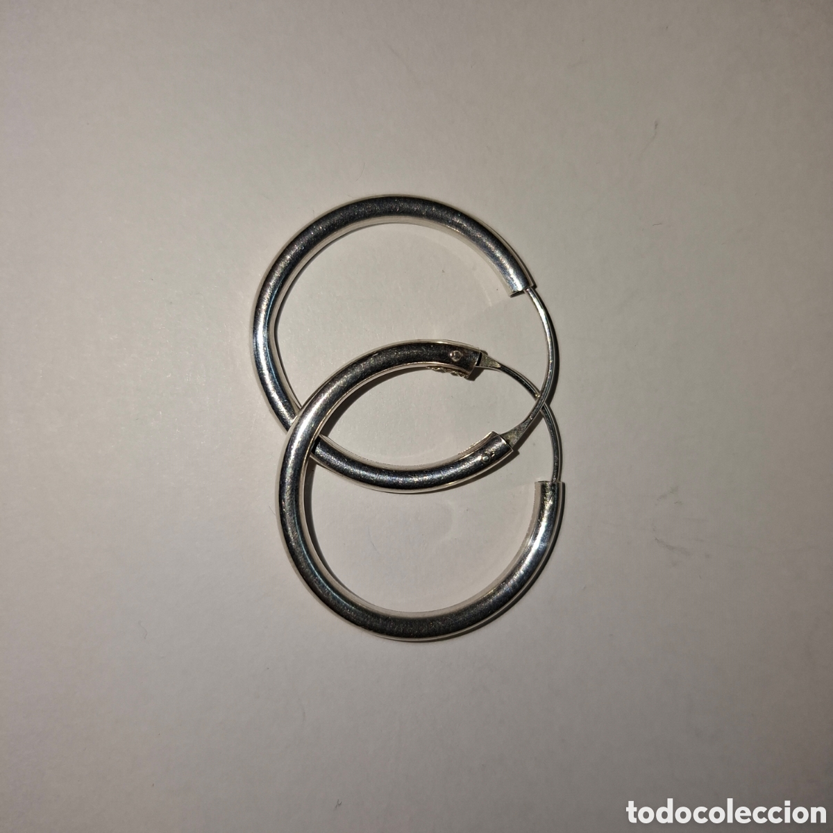Joyeria: PENDIENTES DE PLATA DE ARO- ARETAS - Foto 1