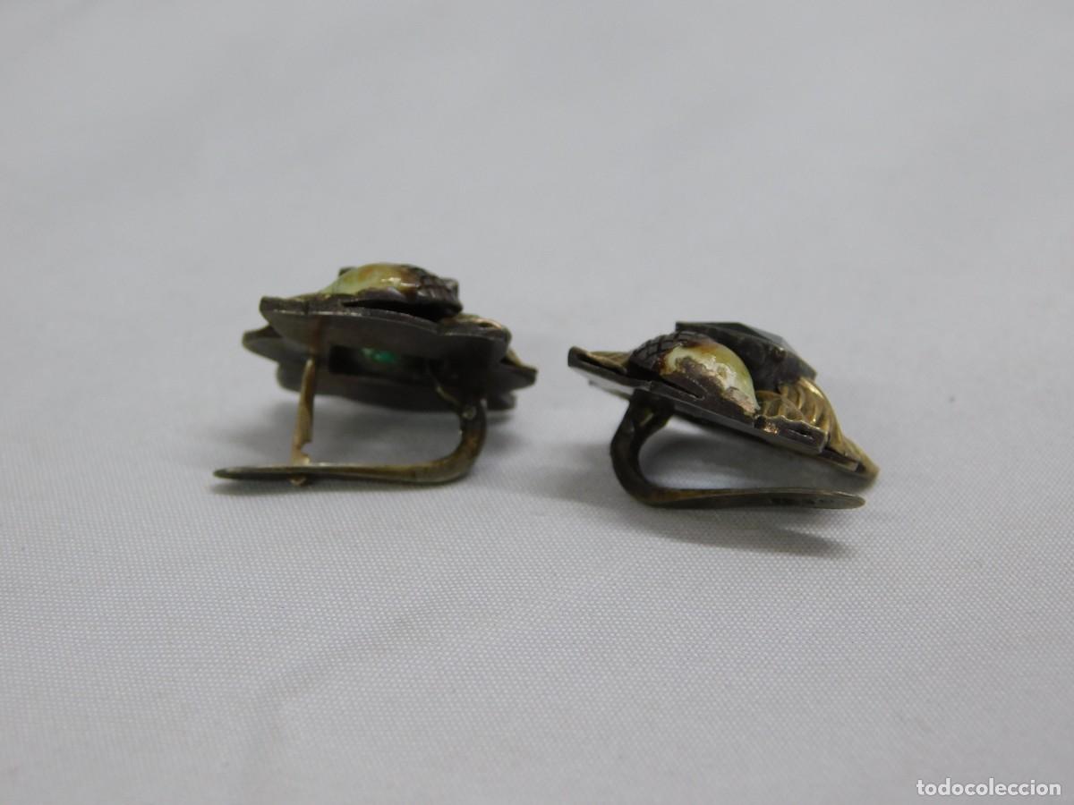 Joyeria: CONJUNTO DE BROCHE, PENDIENTES Y ANILLO DE PLATA - Foto 8