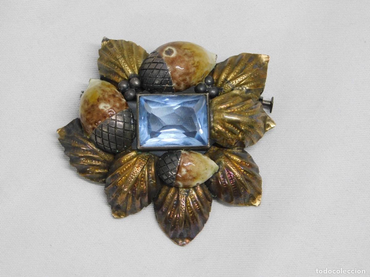 Joyeria: CONJUNTO DE BROCHE, PENDIENTES Y ANILLO DE PLATA - Foto 12