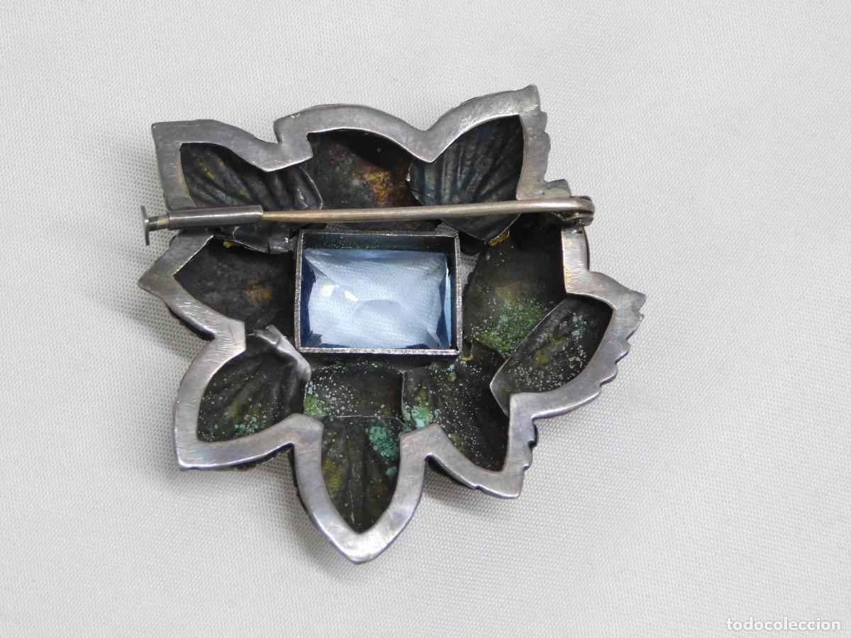 Joyeria: CONJUNTO DE BROCHE, PENDIENTES Y ANILLO DE PLATA - Foto 14