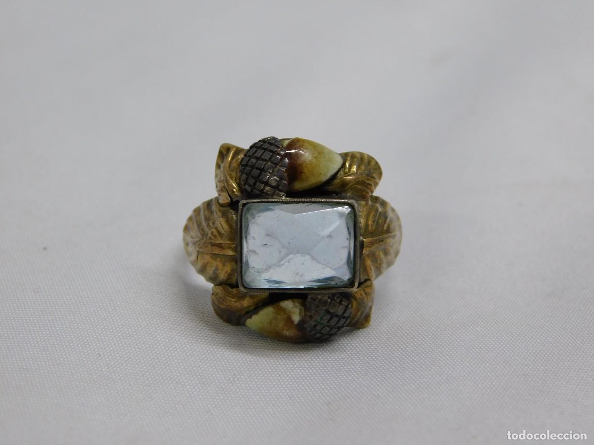 Joyeria: CONJUNTO DE BROCHE, PENDIENTES Y ANILLO DE PLATA - Foto 17