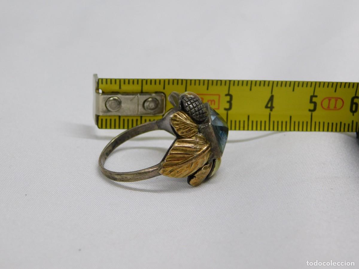 Joyeria: CONJUNTO DE BROCHE, PENDIENTES Y ANILLO DE PLATA - Foto 20