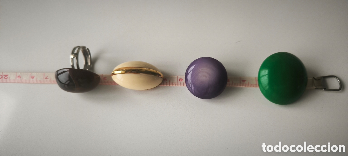Joyeria: Lote pendientes y sortija retro - Foto 7
