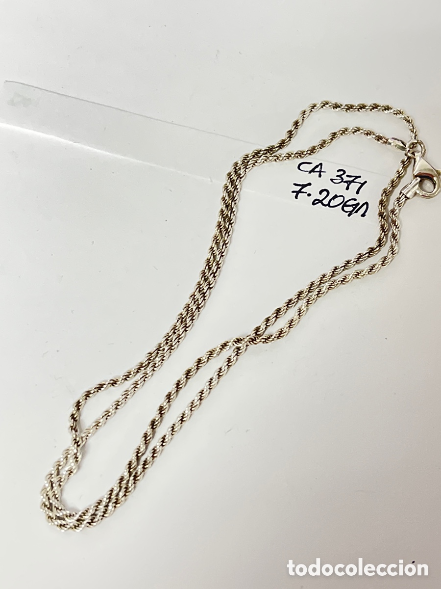 Joyeria: Cadena de plata TIPO CORDON -52CM /CA371-8 - Foto 1