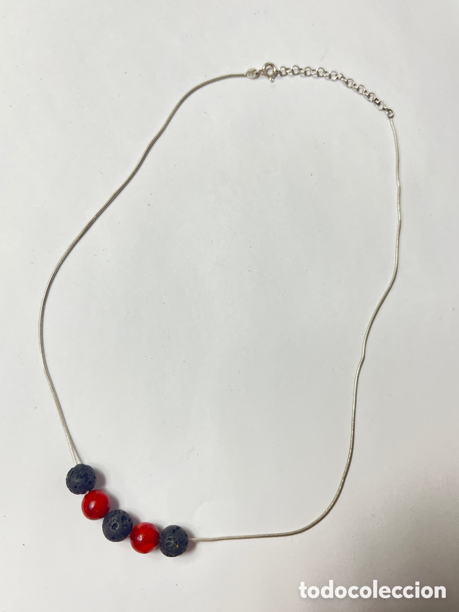 Joyeria: Collar de plata y piedras volcanicas /CC354 - Foto 4