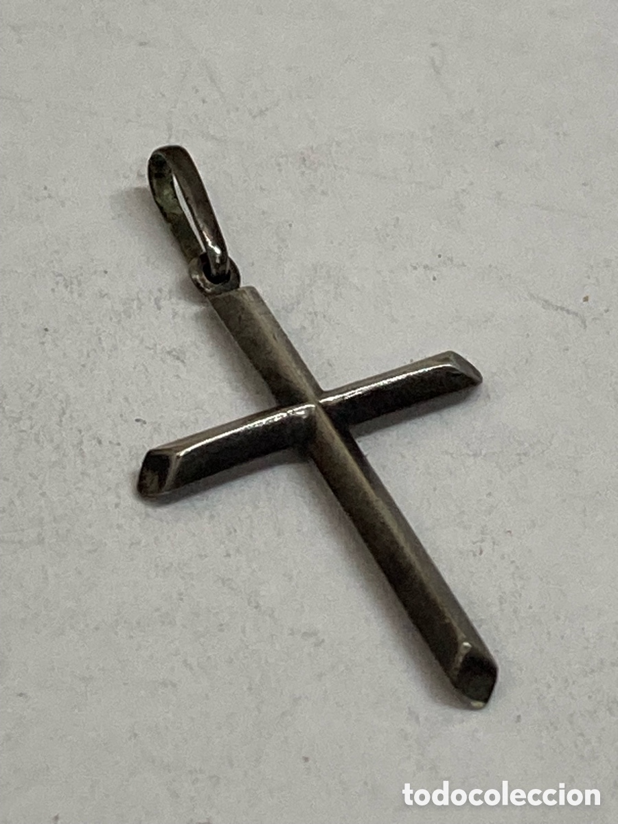 Joyeria: Cruz de plata religiosa C474 - Foto 1