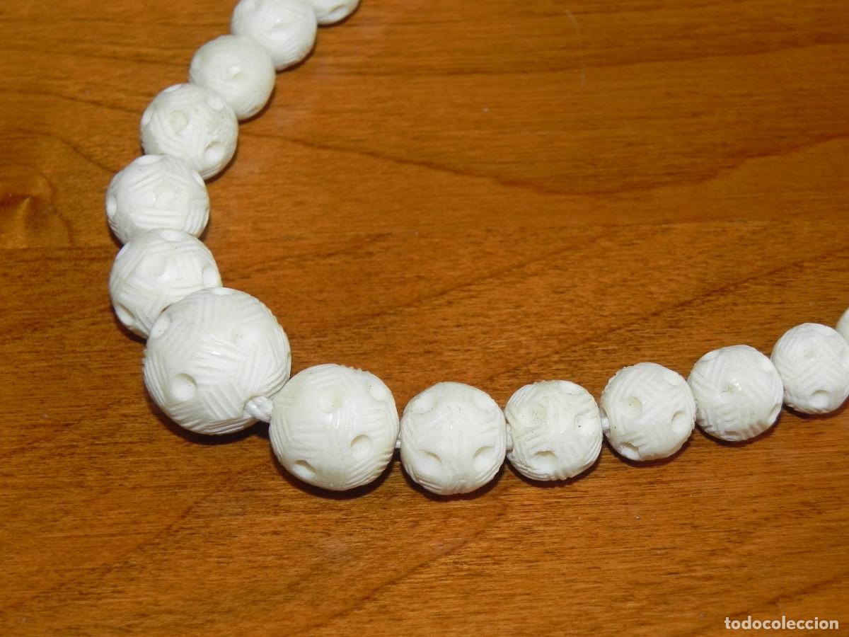 Joyeria: ** ANTIGUO COLLAR DE MARFIL ** - Foto 2