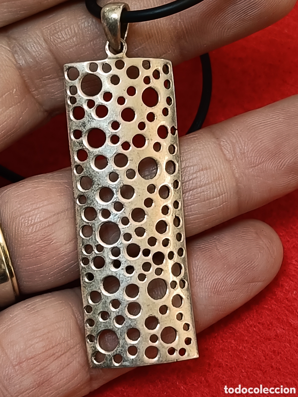 Joyeria: ANTIGUO COLGANTE ELABORADO EN PLATA - Foto 6