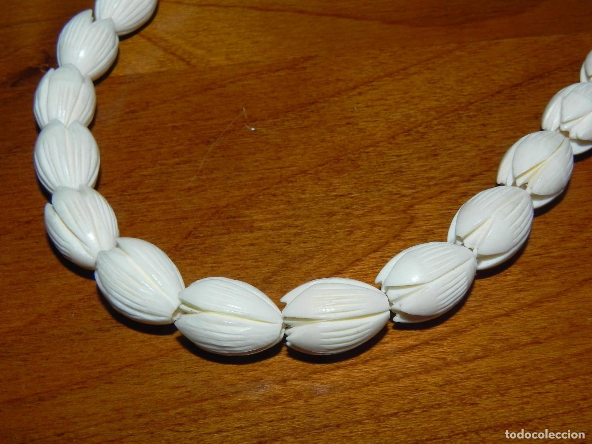 Joyeria: ** ANTIGUO COLLAR DE MARFIL ** - Foto 2