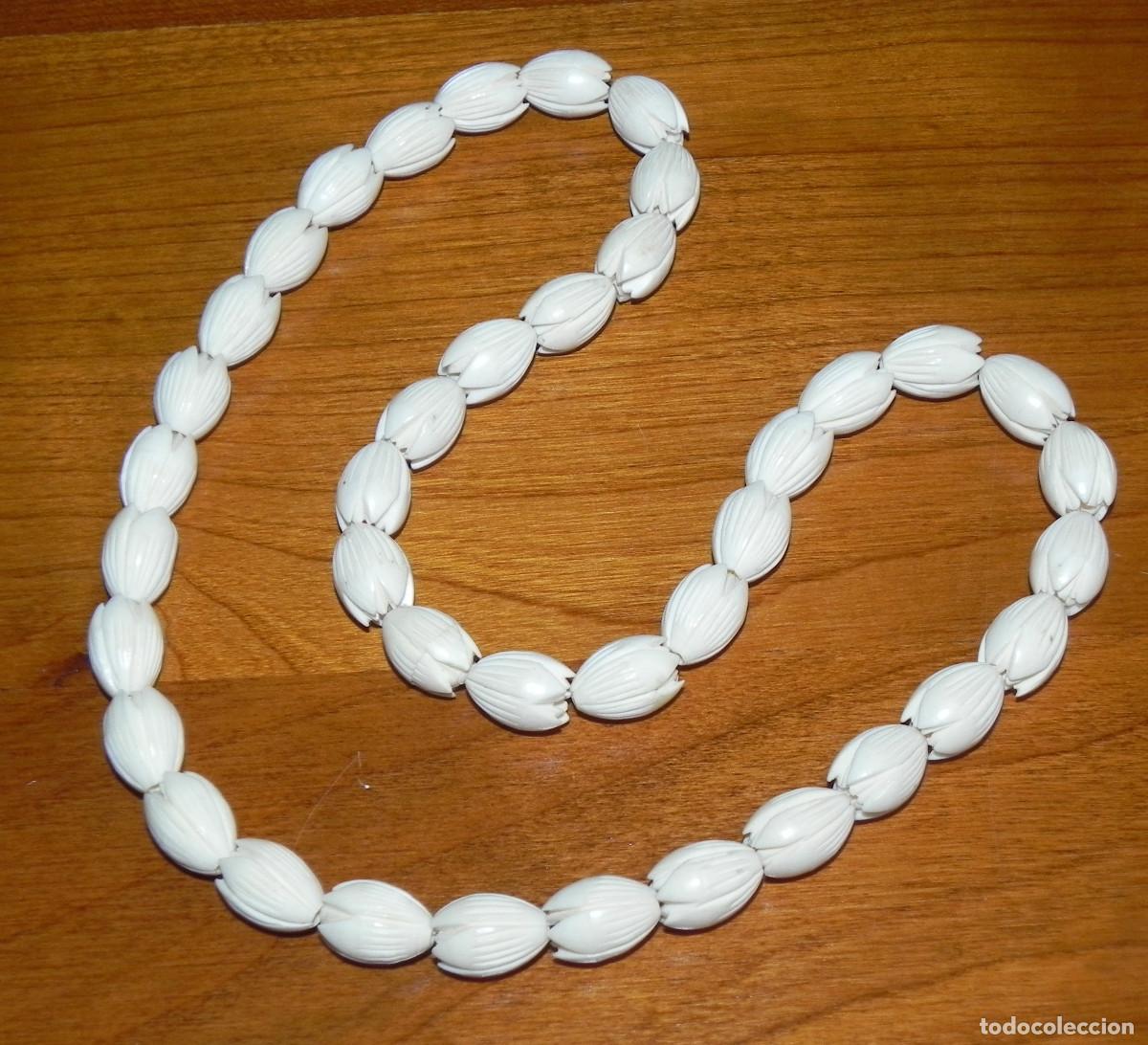 Joyeria: ** ANTIGUO COLLAR DE MARFIL ** - Foto 3