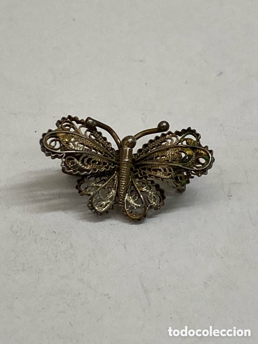 Joyeria: Broche de plata antiguo B217 - Foto 1