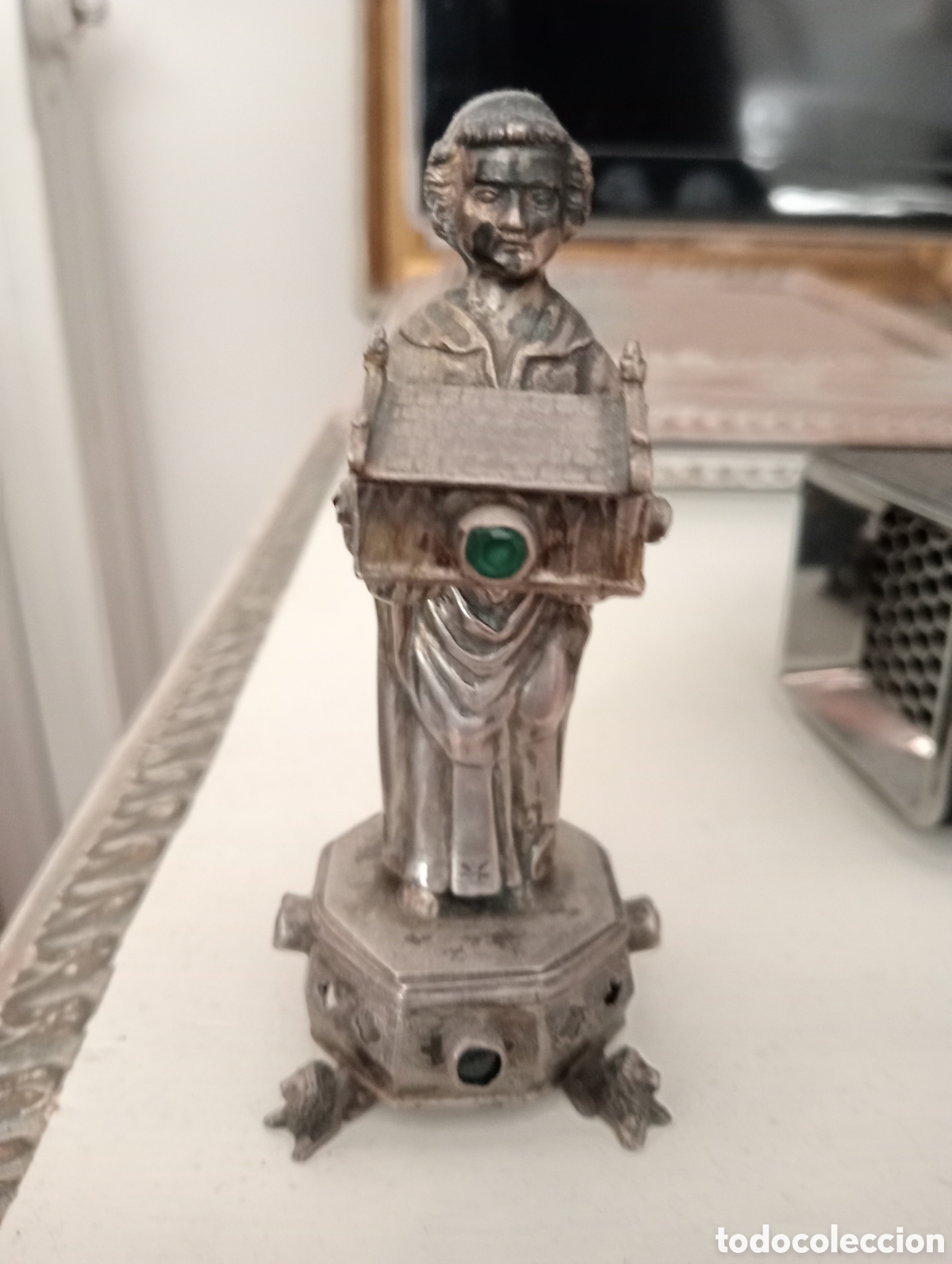 Joyeria: Reliquias en plata sobredorada - Foto 4