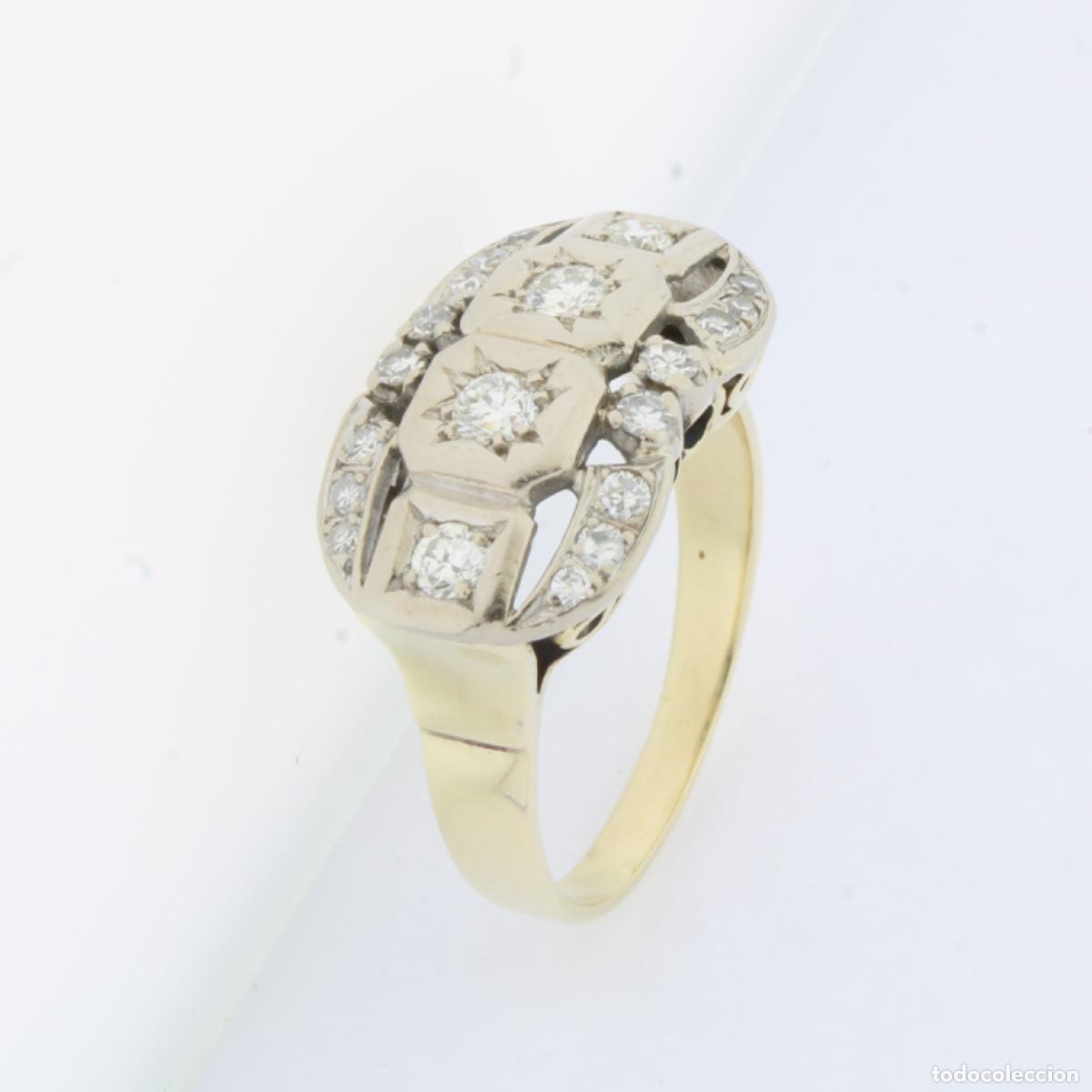 Joyeria: Anillo vintage con diamantes - Foto 1