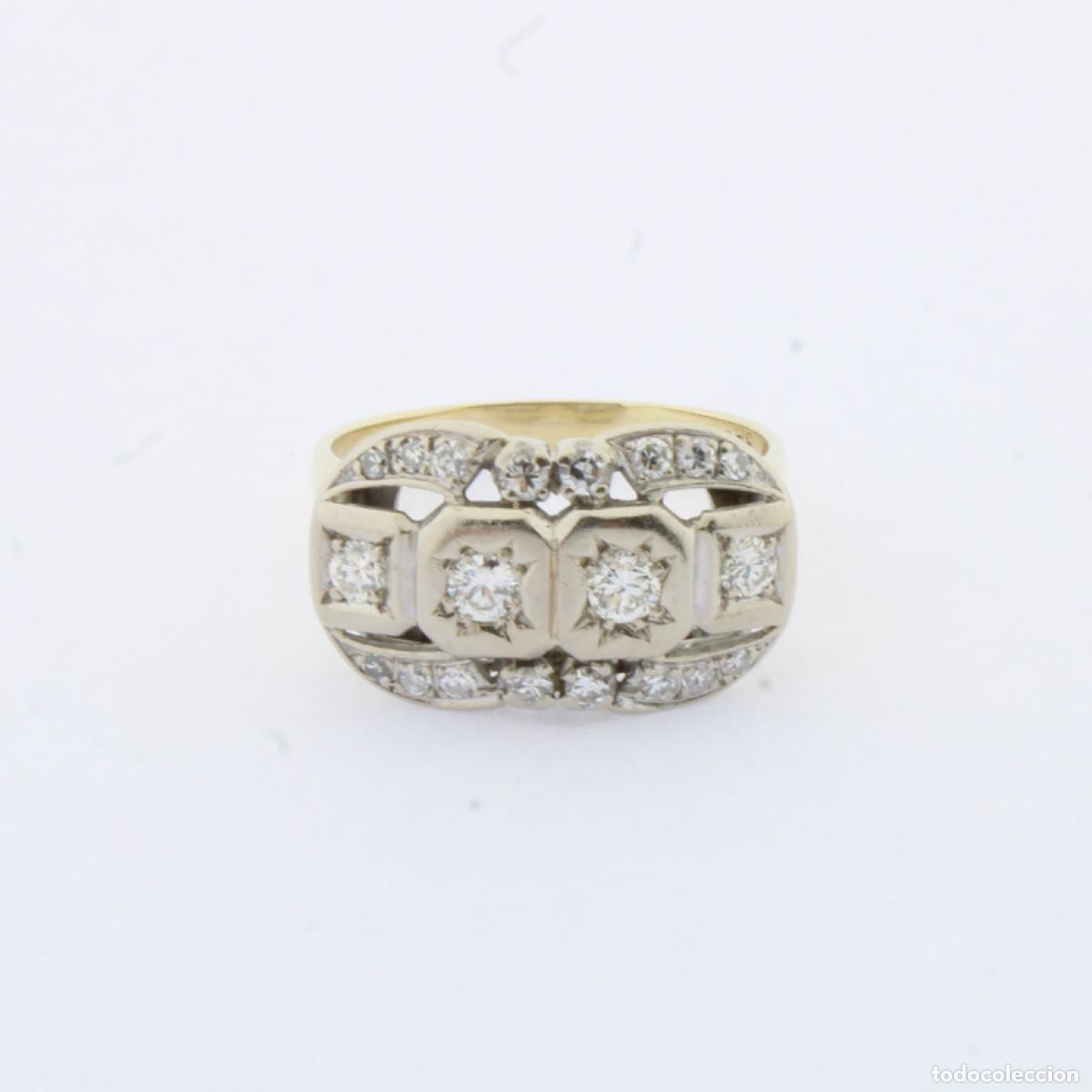 Joyeria: Anillo vintage con diamantes - Foto 3
