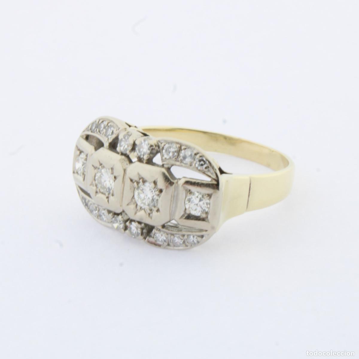 Joyeria: Anillo vintage con diamantes - Foto 4