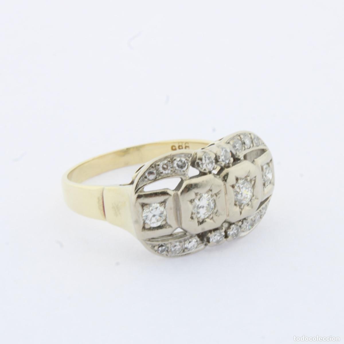 Joyeria: Anillo vintage con diamantes - Foto 5