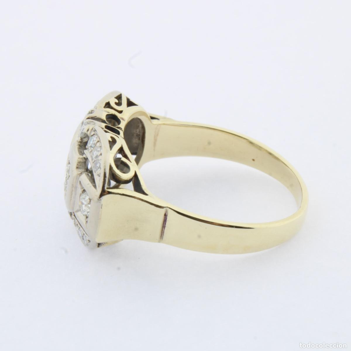 Joyeria: Anillo vintage con diamantes - Foto 6