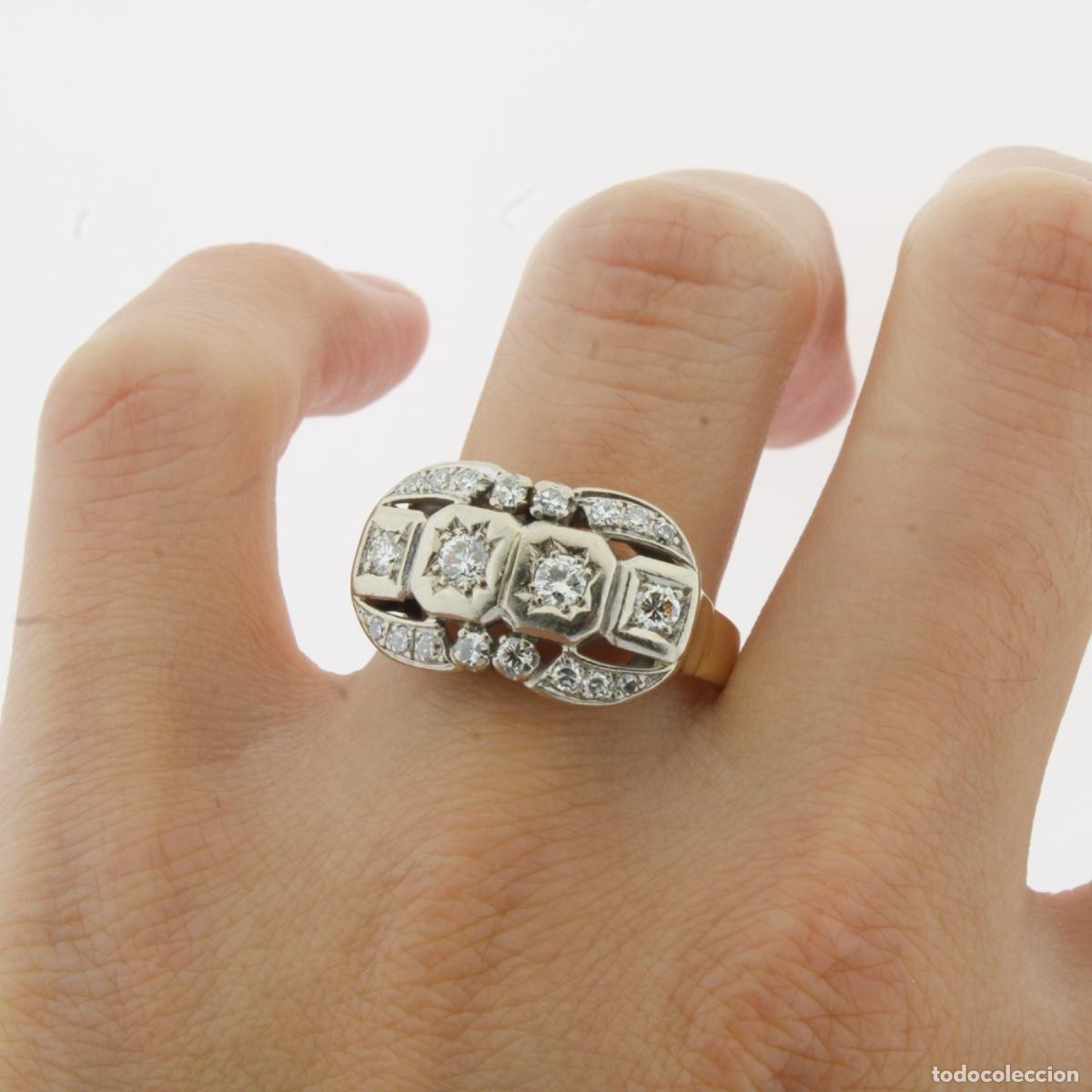 Joyeria: Anillo vintage con diamantes - Foto 10