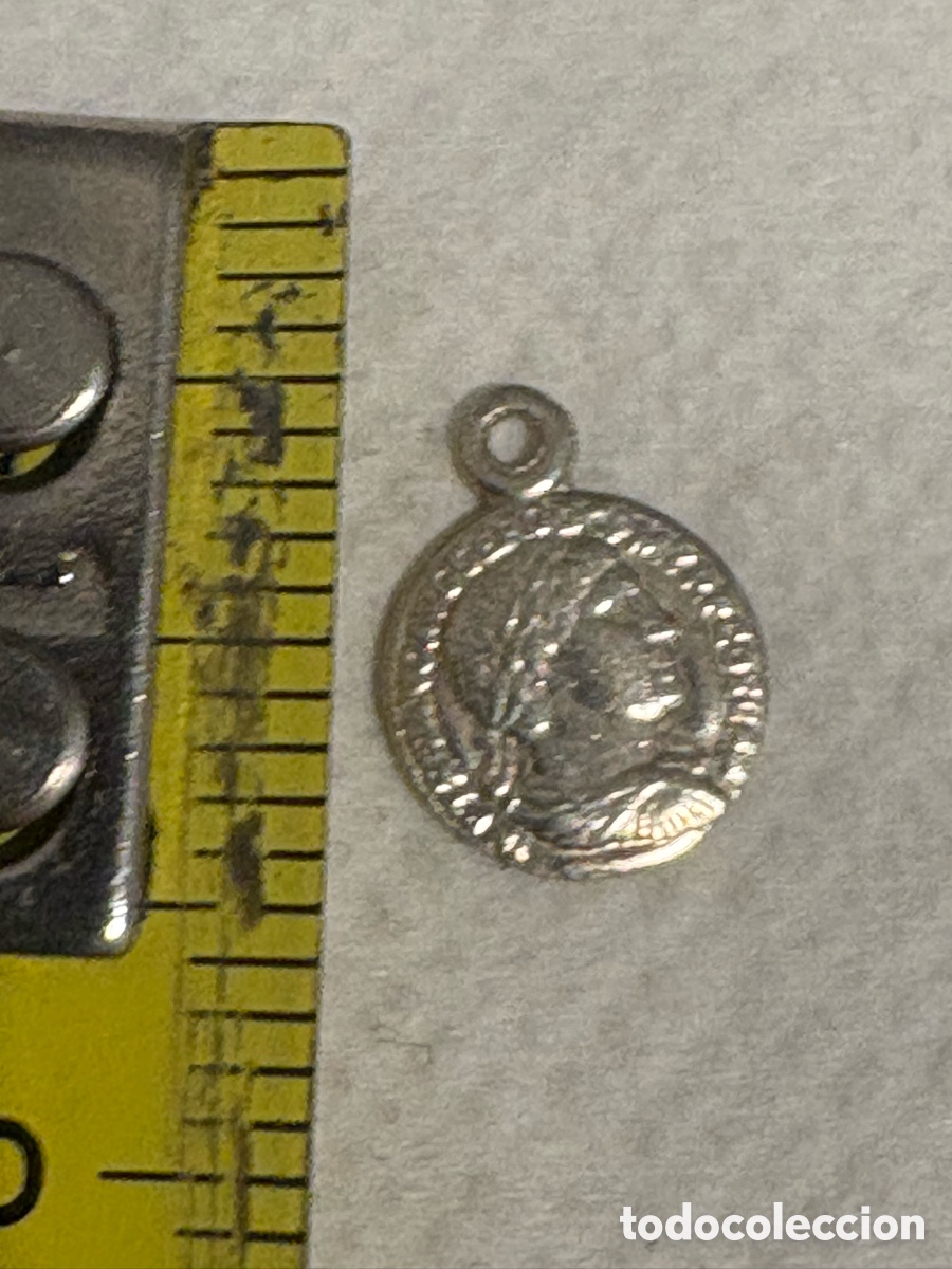Joyeria: Colgate de plata en forma de moneda (A5) - Foto 2