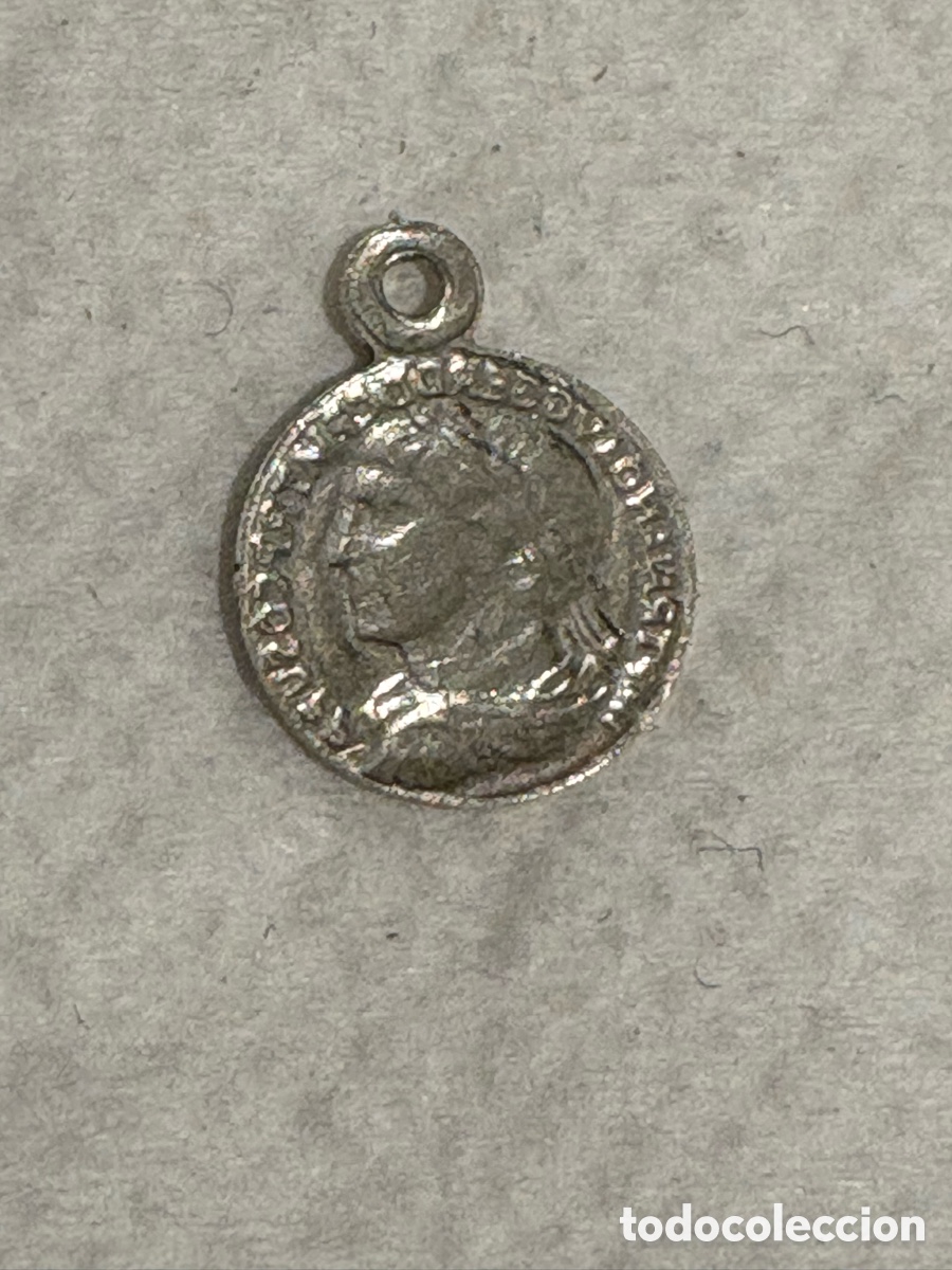 Joyeria: Colgate de plata en forma de moneda (A5) - Foto 1