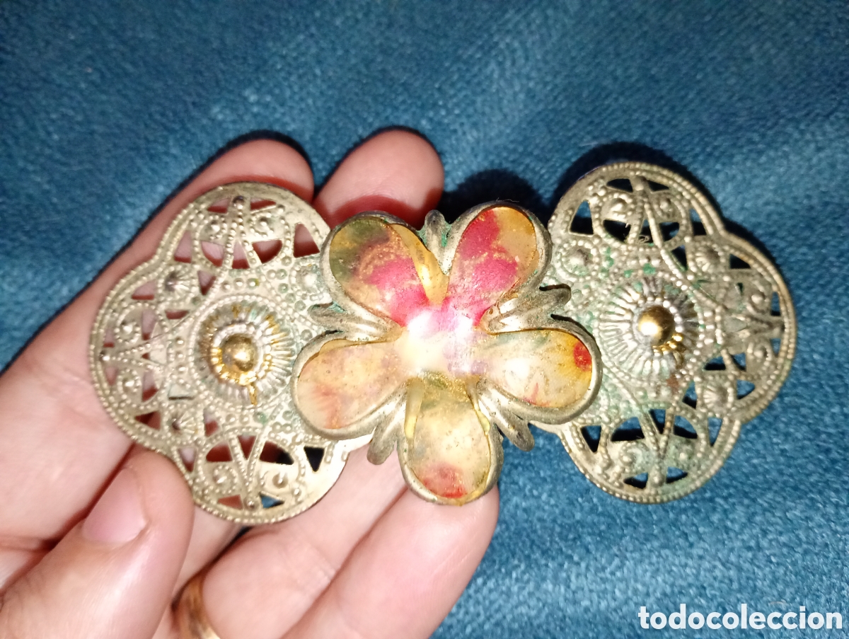 Joyeria: Broche de pelo de filigrana Vintage - Foto 1
