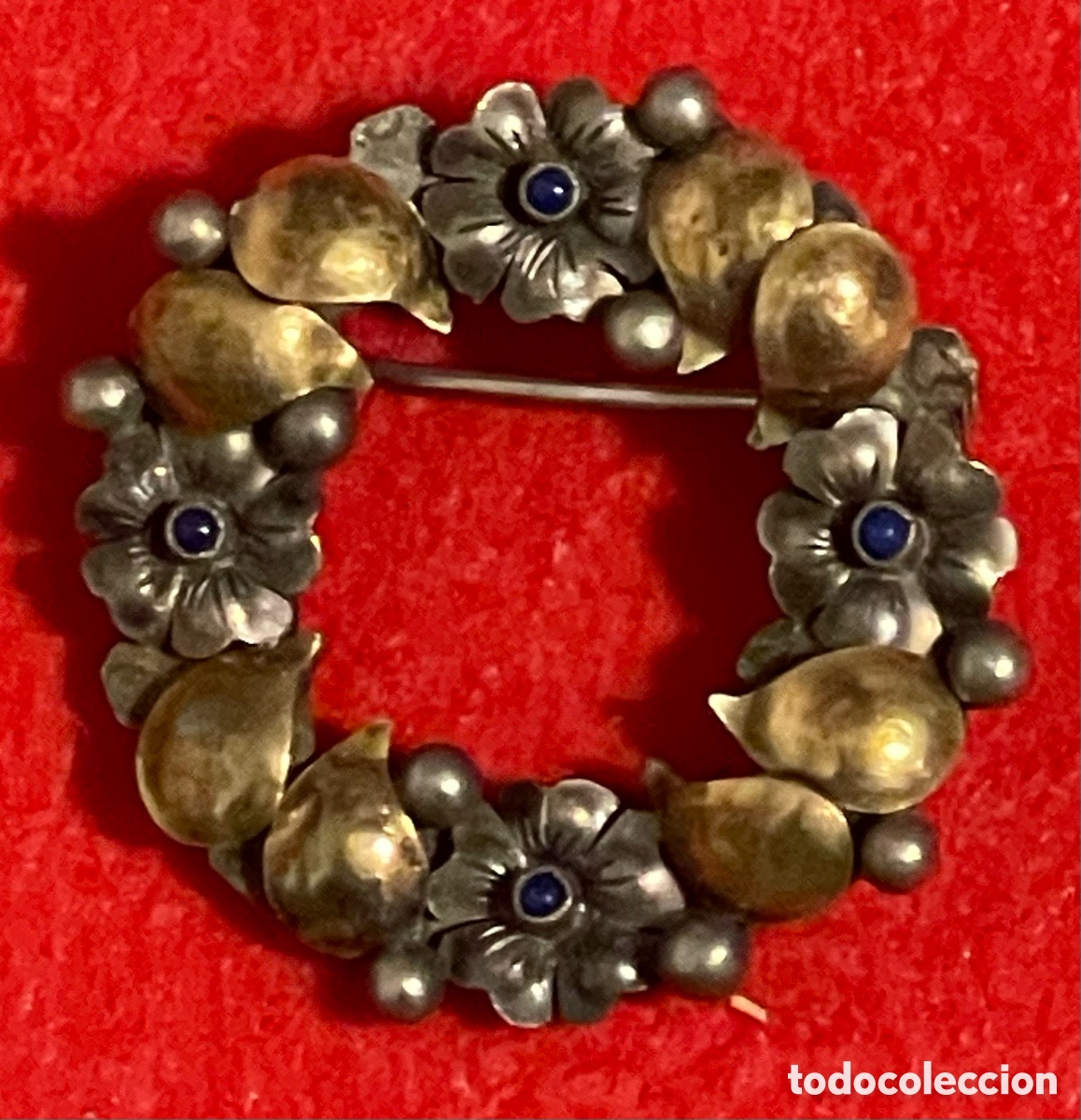 Joyeria: Bonito, broche antiguo en plata de ley. - Foto 1