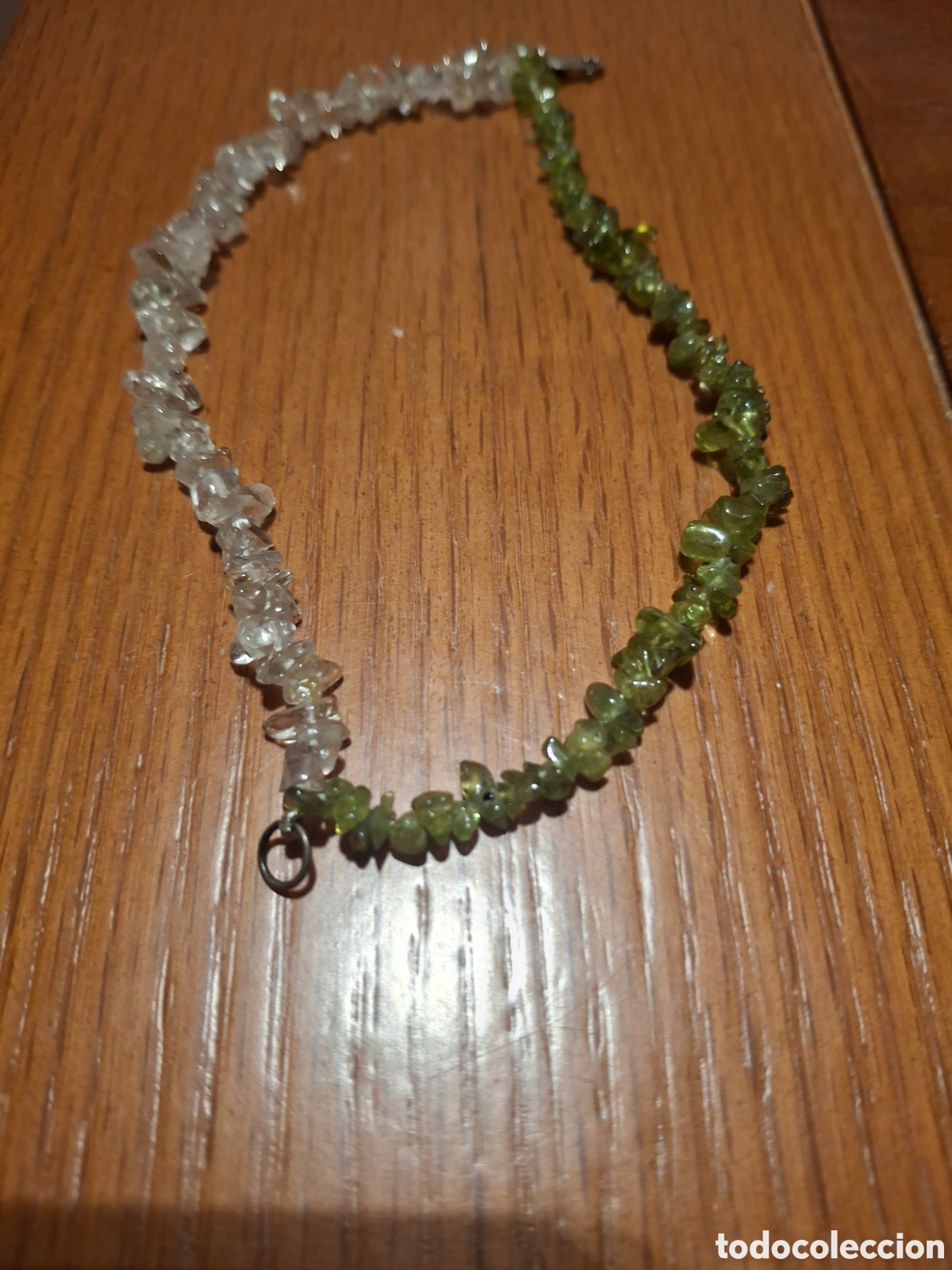 Joyeria: PULSERA PIEDRAS VERDES Y BLANCAS - Foto 2