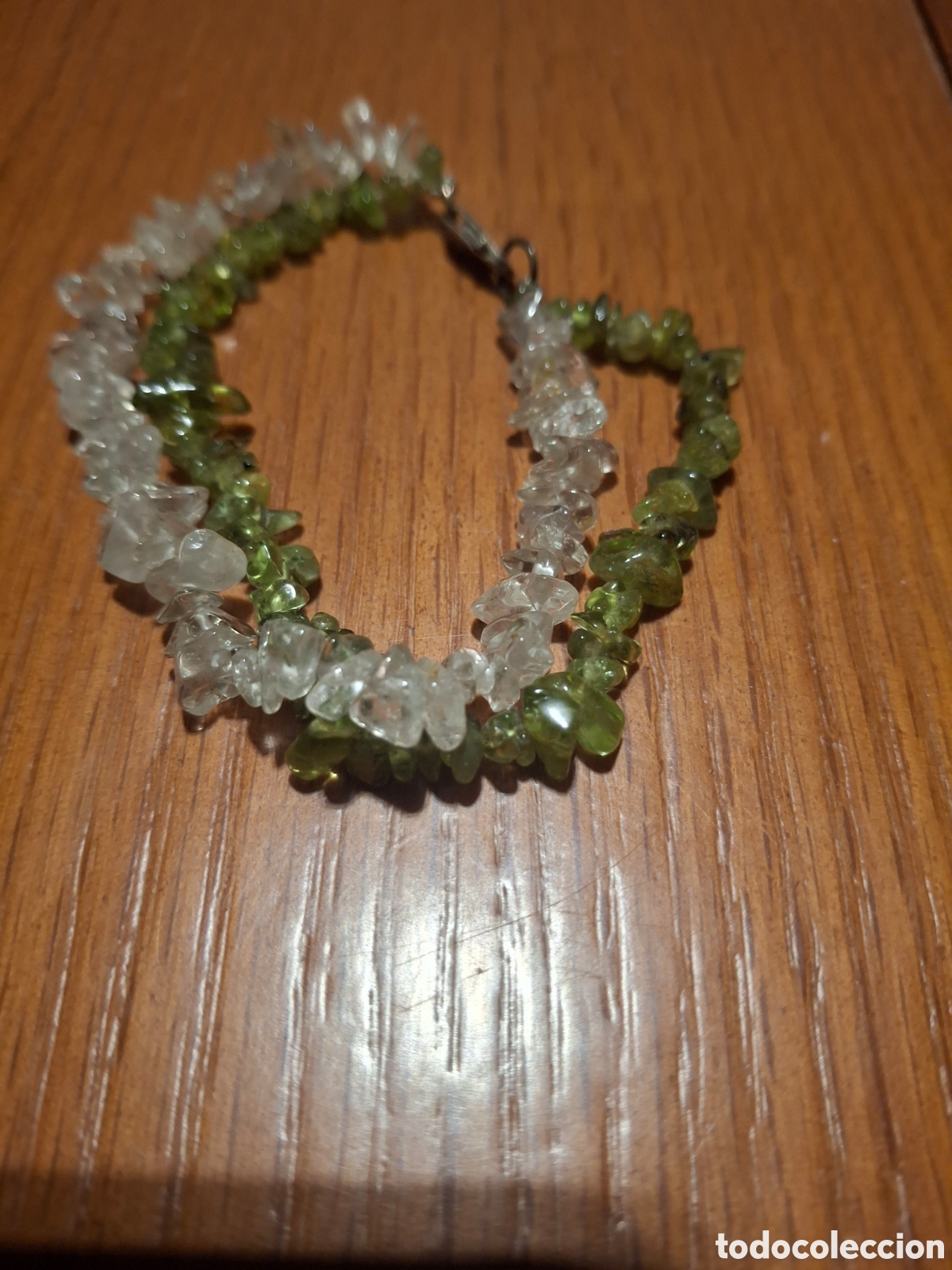 Joyeria: PULSERA PIEDRAS VERDES Y BLANCAS - Foto 1