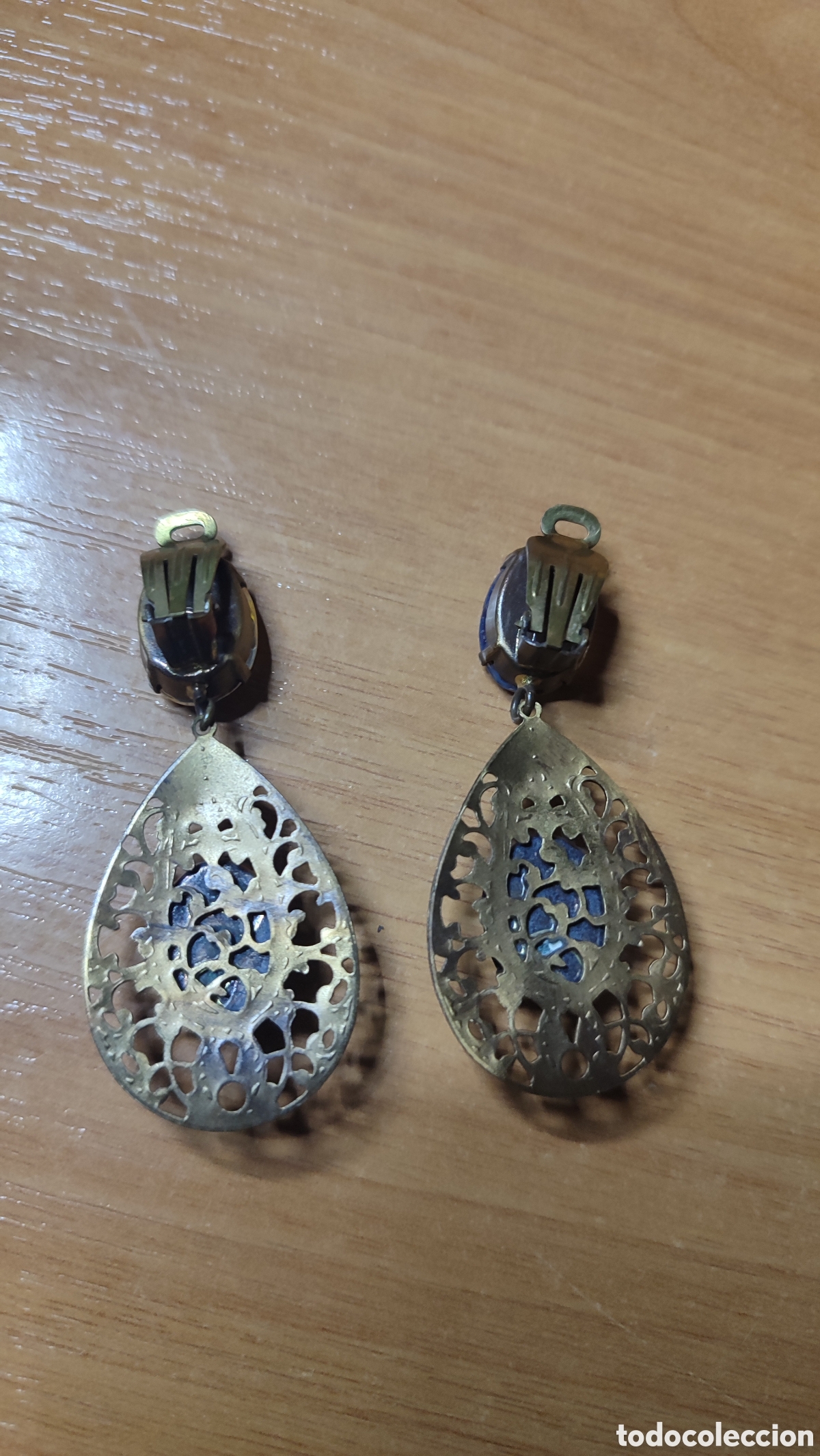 Joyeria: Pendientes de clip art d&eacute;co con onix - Foto 2