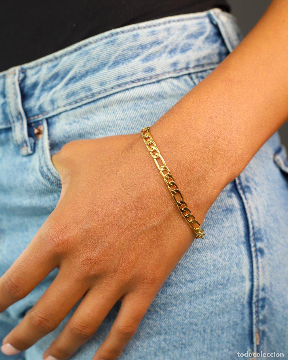 Joyeria: PULSERA - PULSERA FIGARO LIMPIA - ORO - Foto 3