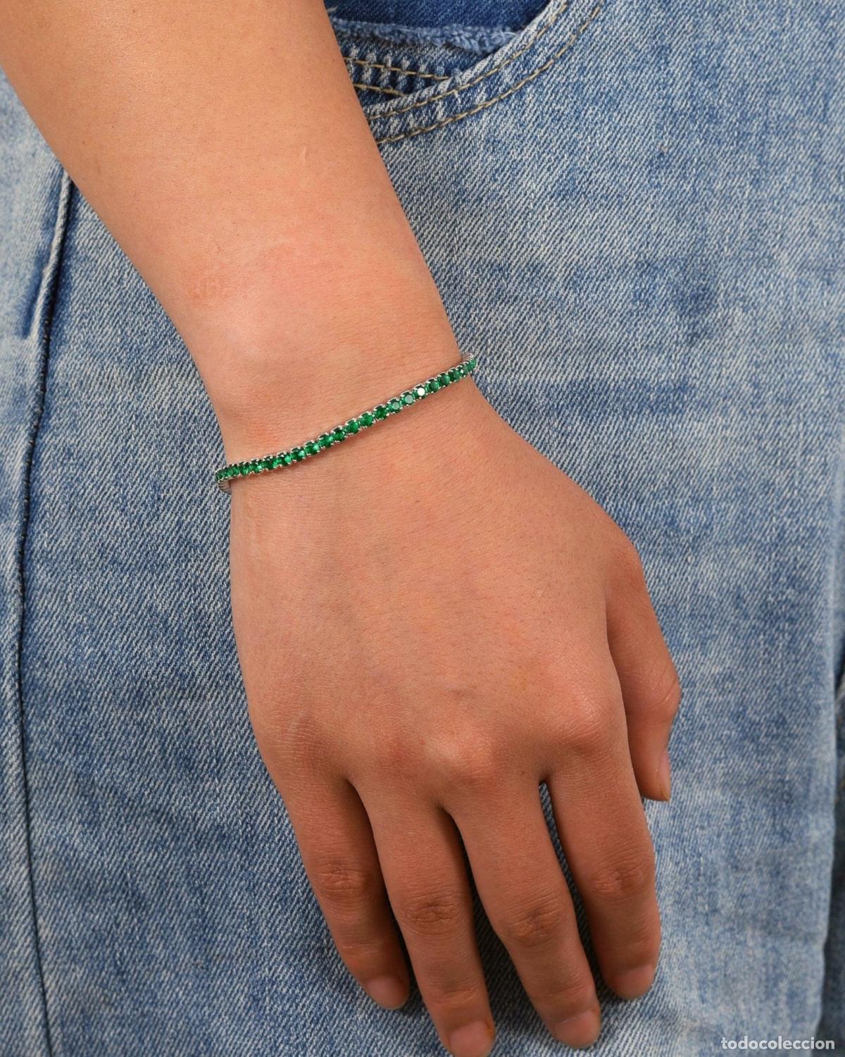 Joyeria: PULSERA - PULSERA DE HIELO ESMERALDA - Foto 2