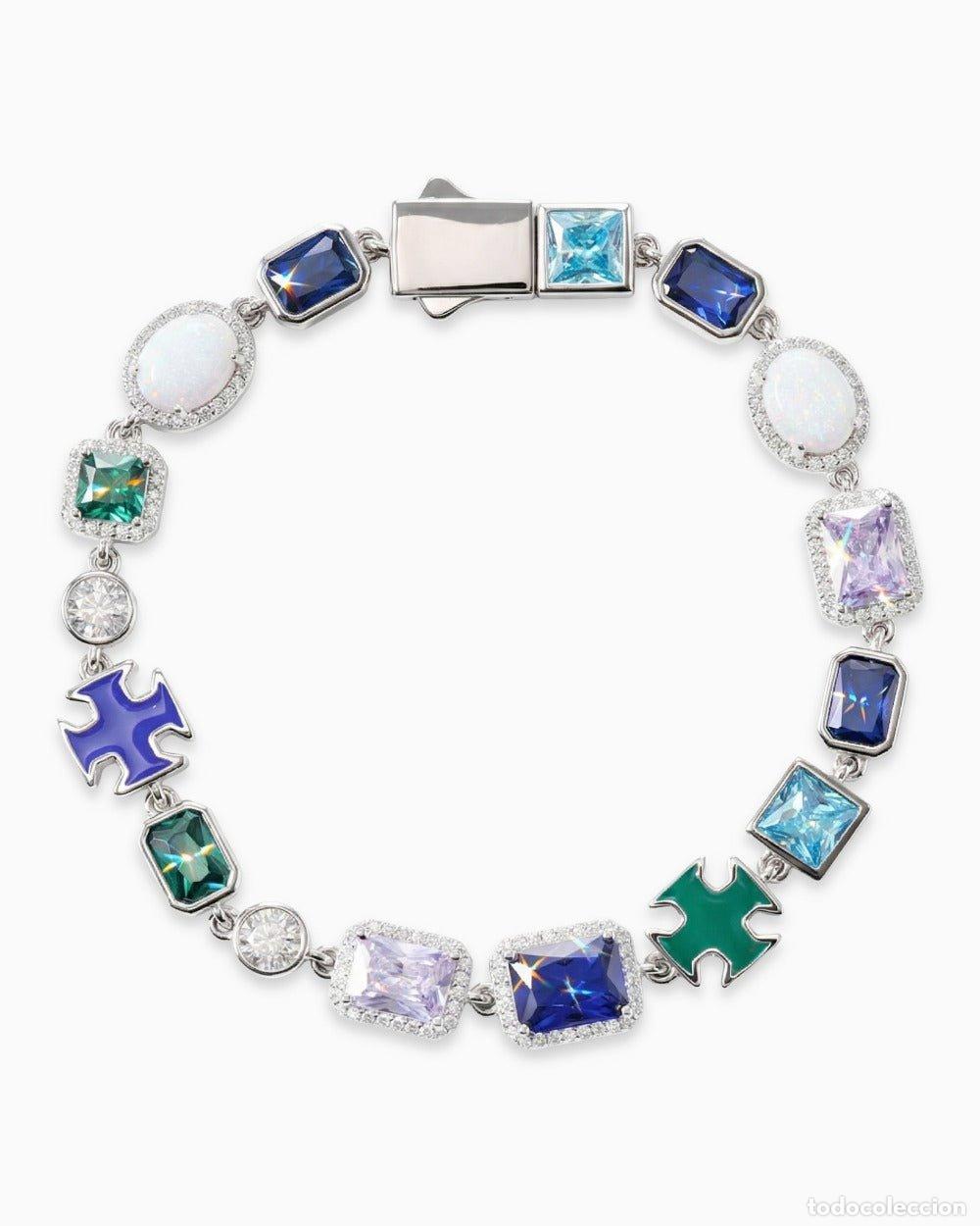 Joyeria: PULSERA - PULSERA DE GEMAS Y CRUZADA - Foto 1