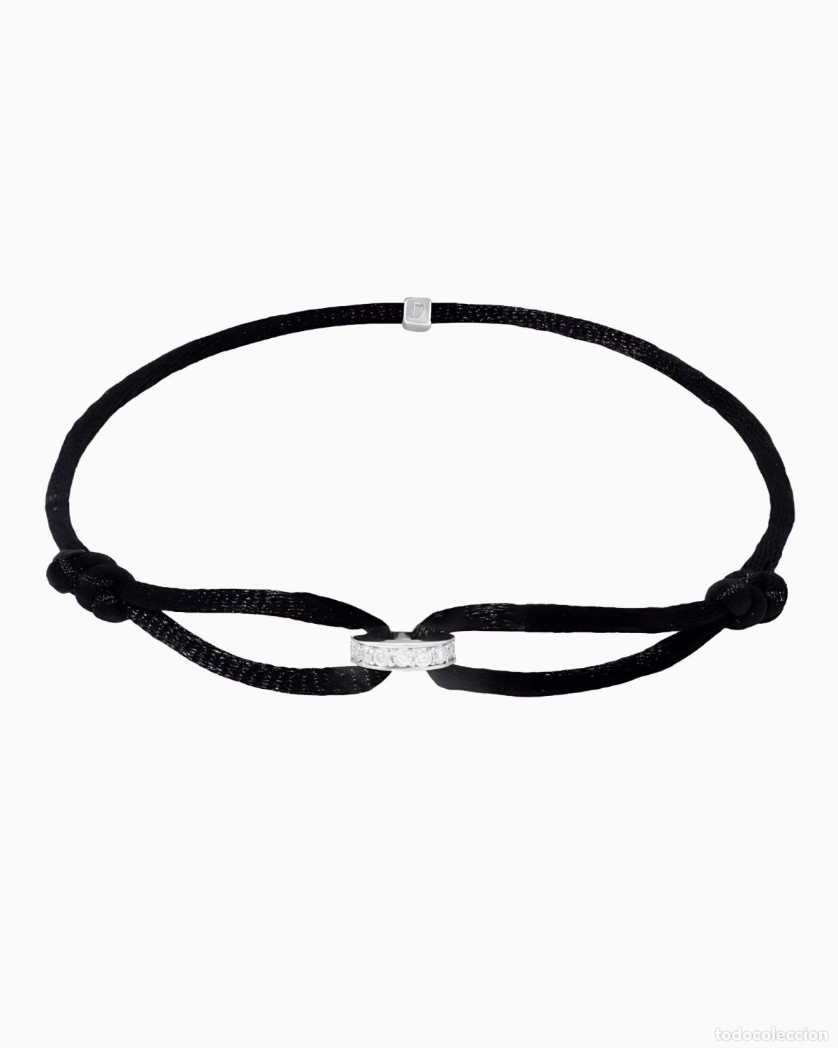 Joyeria: PULSERA - PULSERA DE CORD&Oacute;N CON ANILLO INFINITO DE DIAMANTES - Foto 1