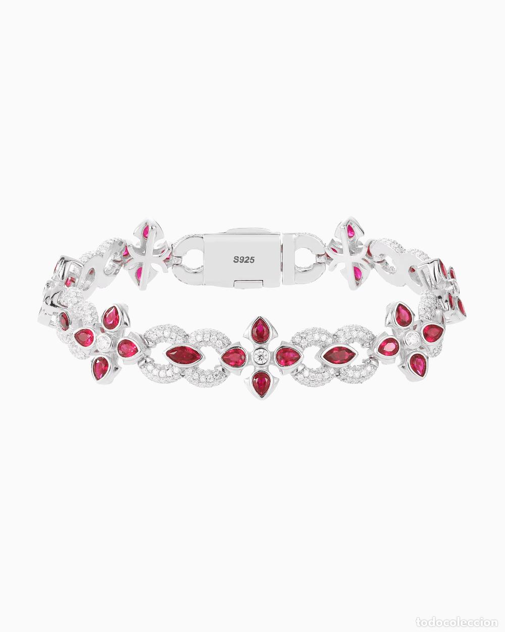 Joyeria: PULSERA - PULSERA DE DIAMANTES Y RUB&Iacute; - Foto 2