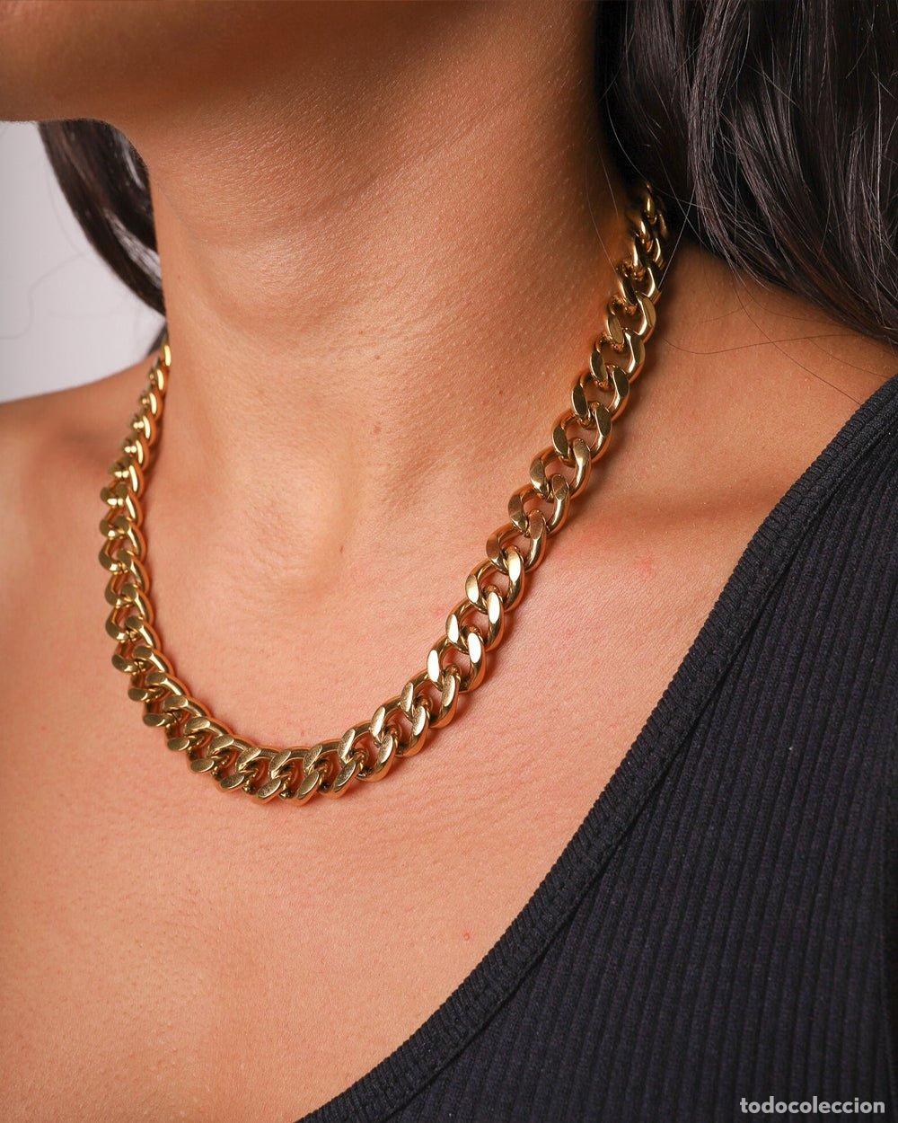 Joyeria: COLLAR - CADENA CUBANA LIMPIA - ORO - Foto 5