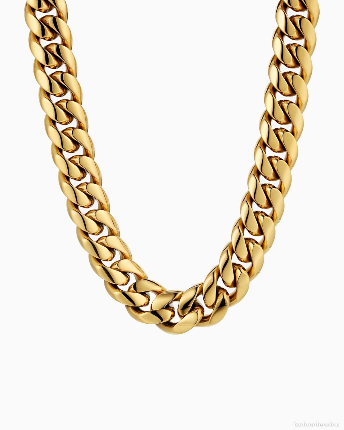 Joyeria: COLLAR - CADENA CUBANA LIMPIA - ORO - Foto 1