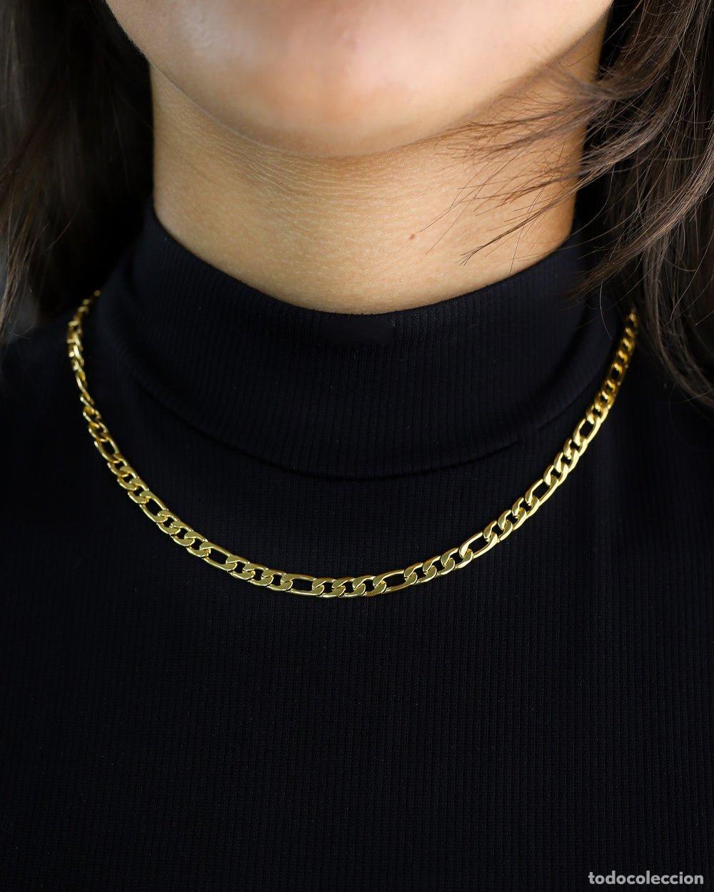 Joyeria: COLLAR - CADENA F&Iacute;GARO LIMPIA - ORO - Foto 4