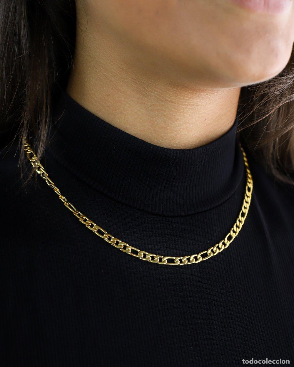 Joyeria: COLLAR - CADENA F&Iacute;GARO LIMPIA - ORO - Foto 5