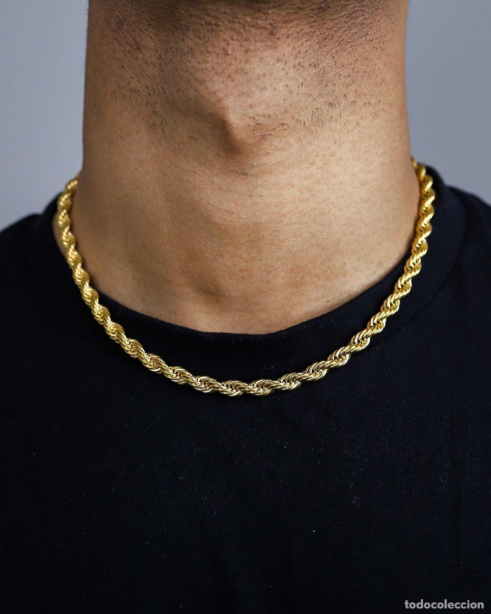 Joyeria: COLLAR - CADENA DE CUERDA LIMPIA - ORO - Foto 2