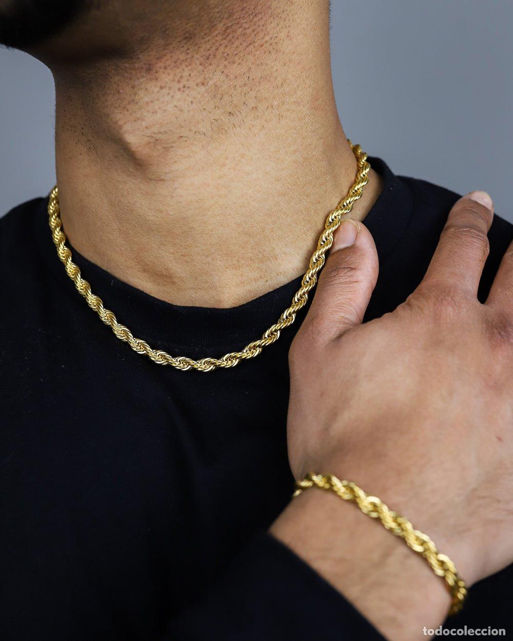 Joyeria: COLLAR - CADENA DE CUERDA LIMPIA - ORO - Foto 3