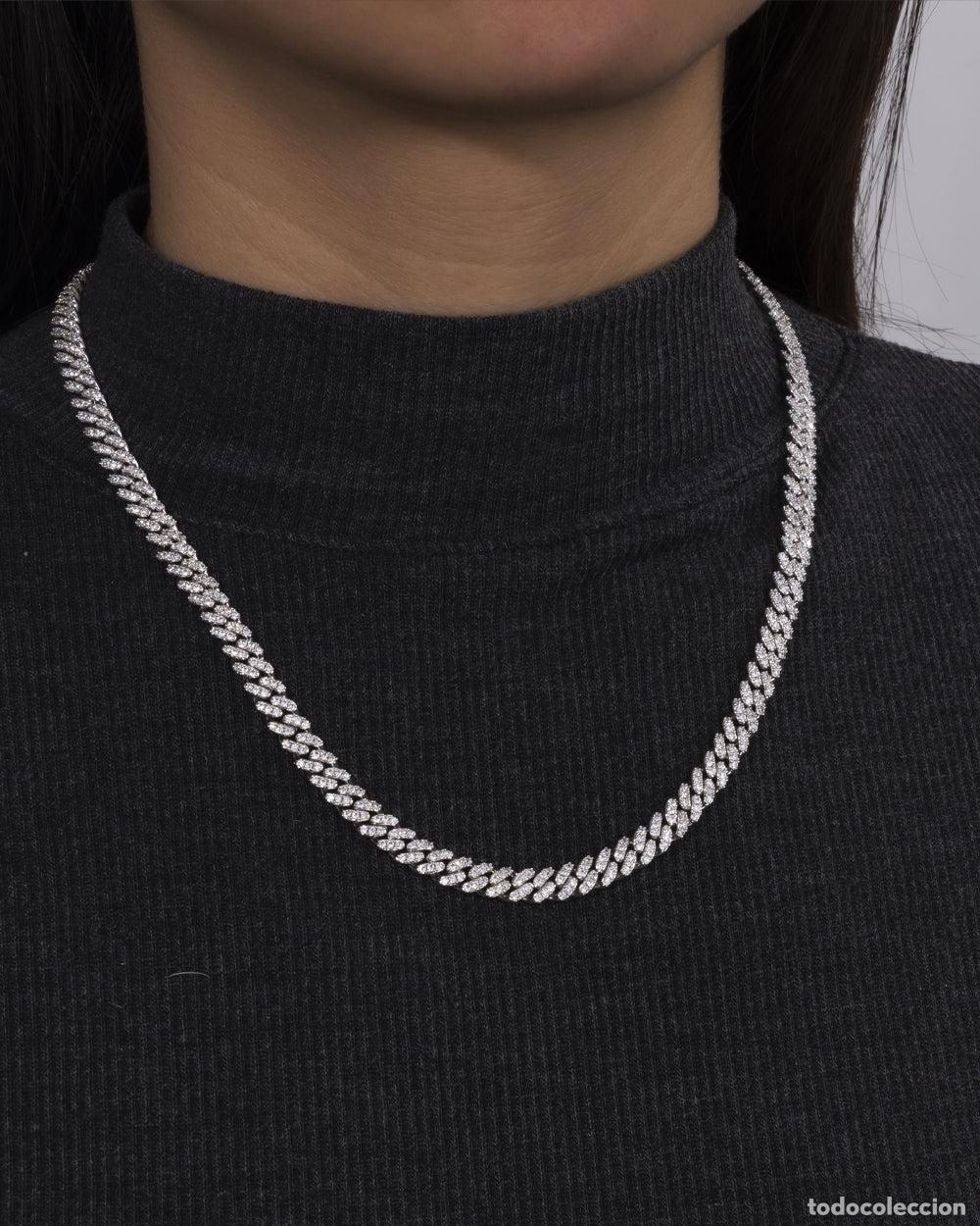 Joyeria: COLLAR - CADENA CUBANA DE DIAMANTES - Foto 3