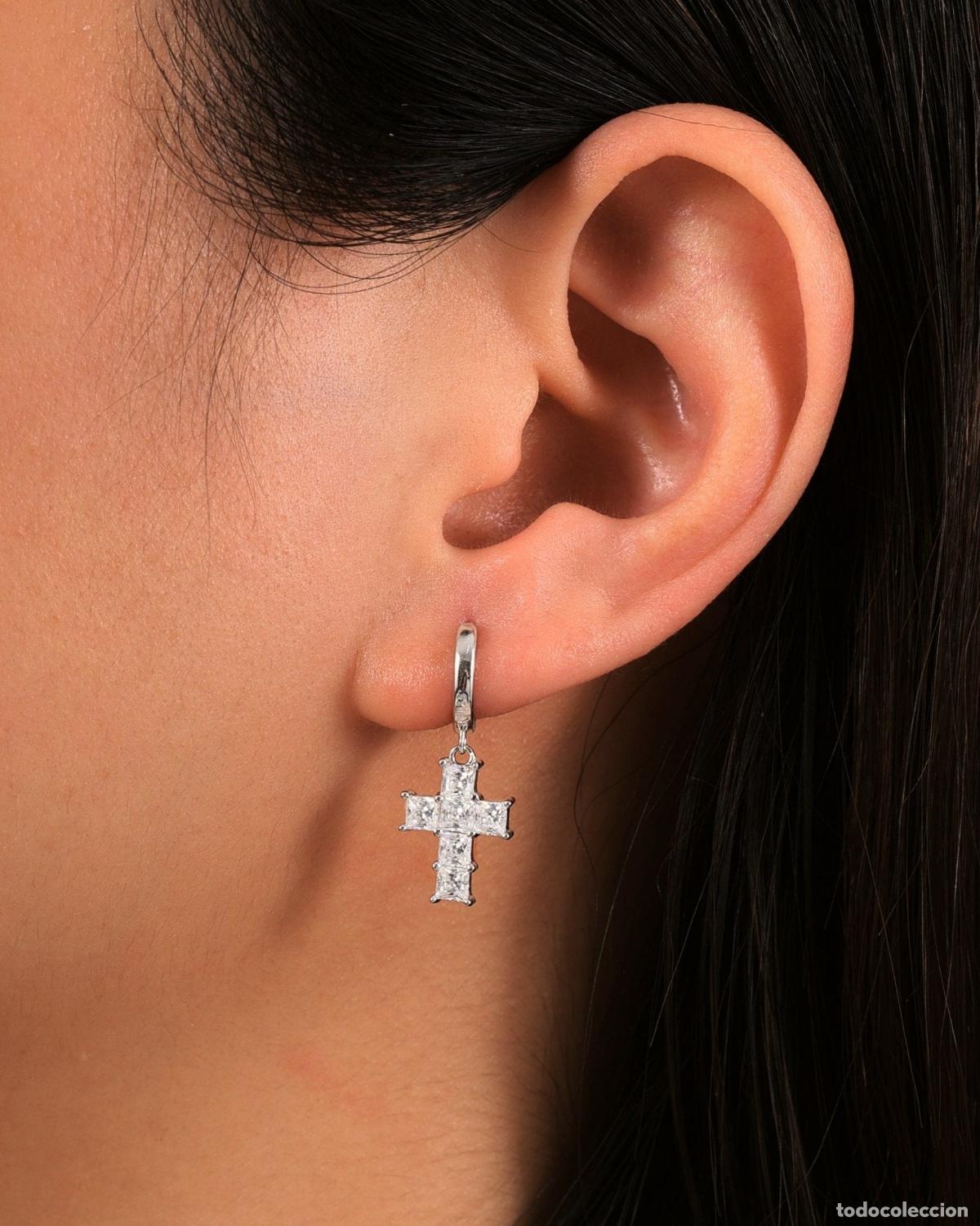 Joyeria: PENDIENTES - PENDIENTES DE PUNTAS DE CRUZ - Foto 2